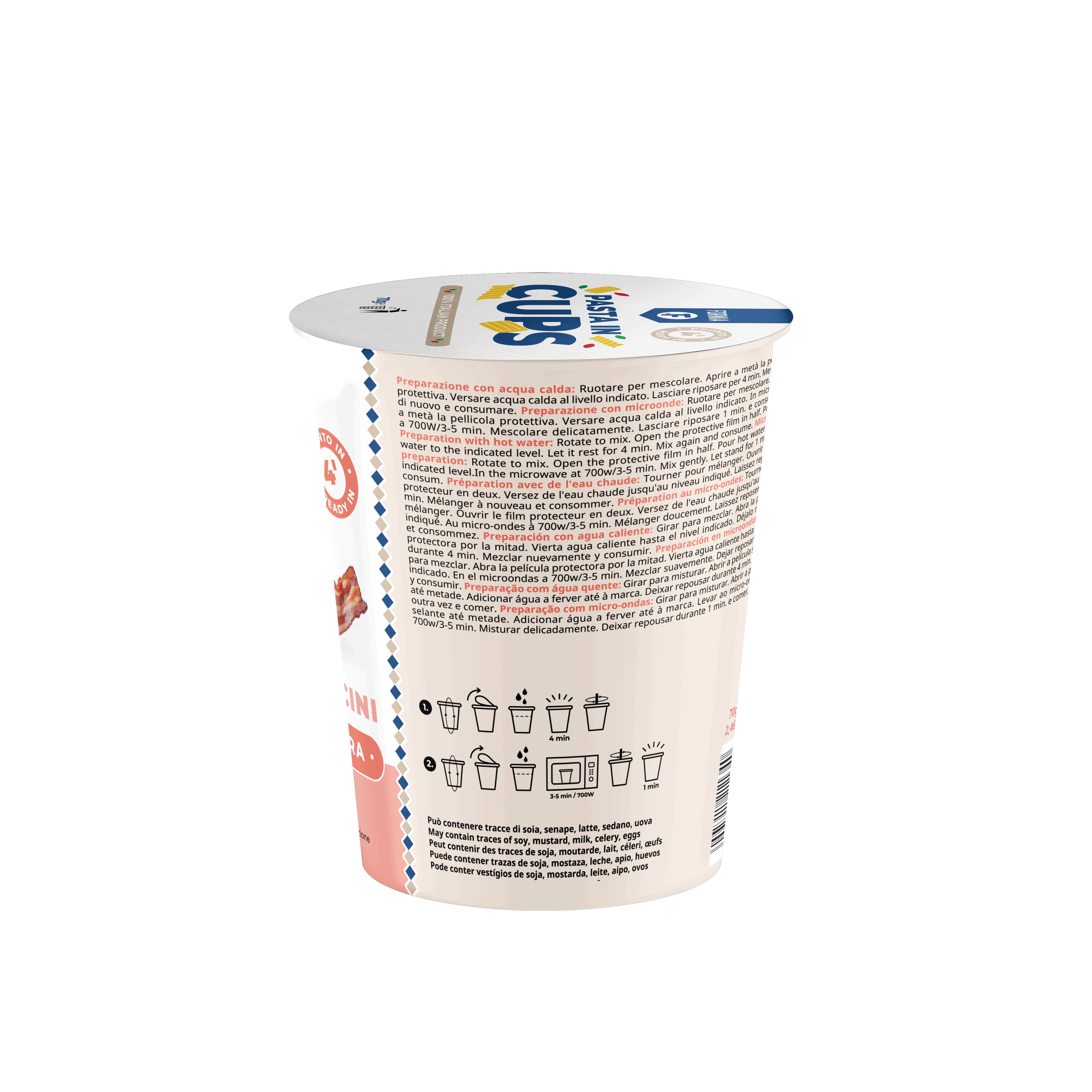 Paone Distribuzione Srl – wholesale Pasta – Maccaroncini i carbonarastil i kopp2