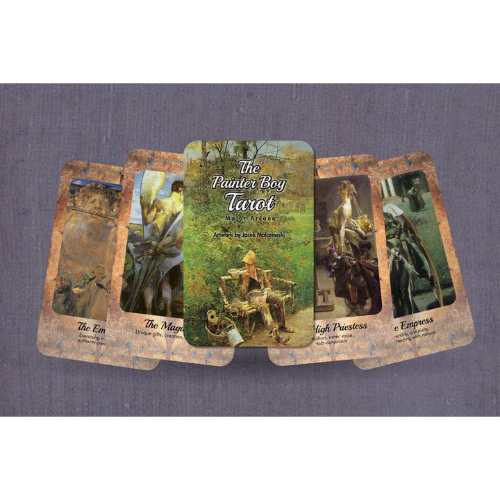 IBIZA TAROT - Wholesale Tarot Cards - The Painter Boy Tarot - Major Arcana7