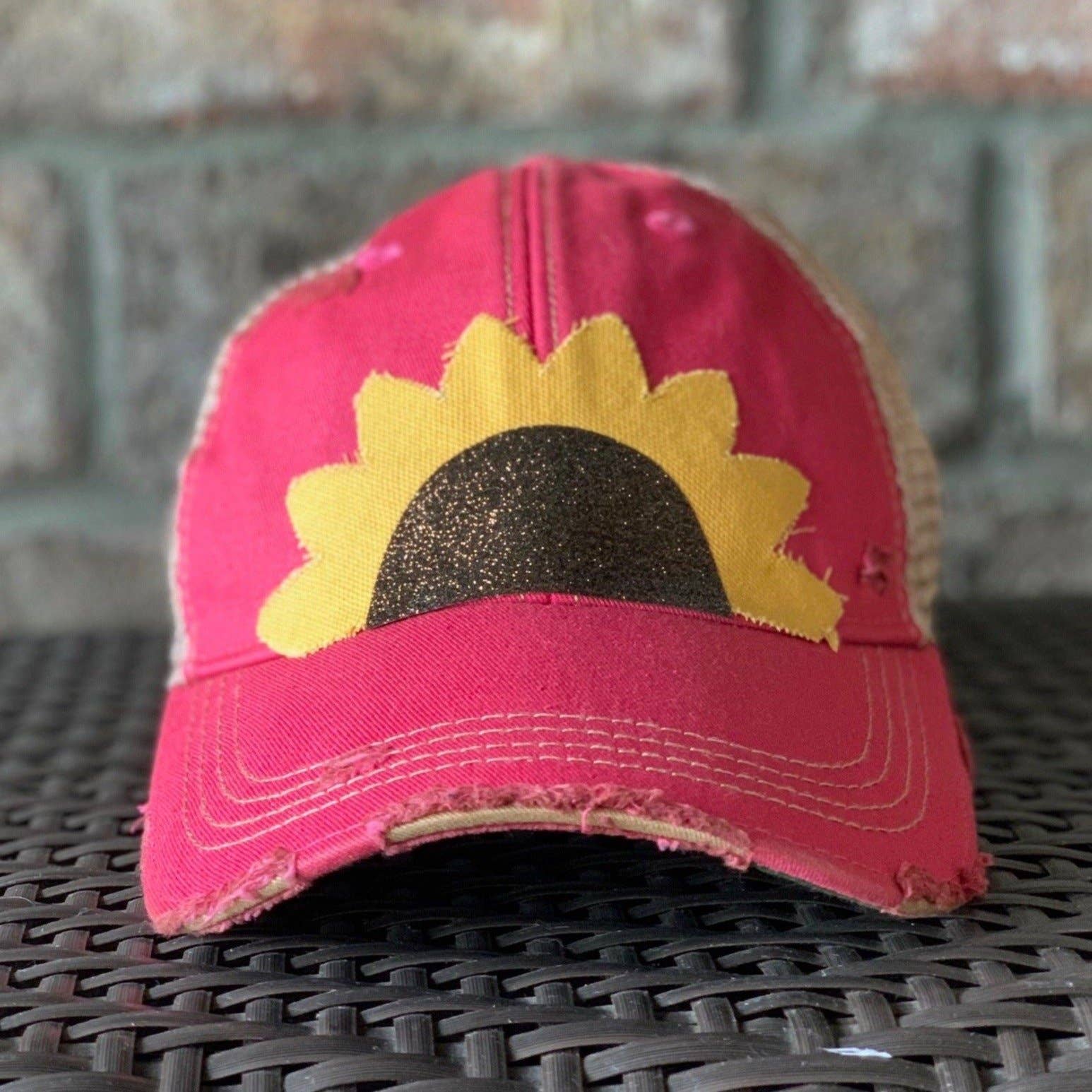 BohoGroove - Wholesale Trucker Hat - Women's - Sunflower Hat1