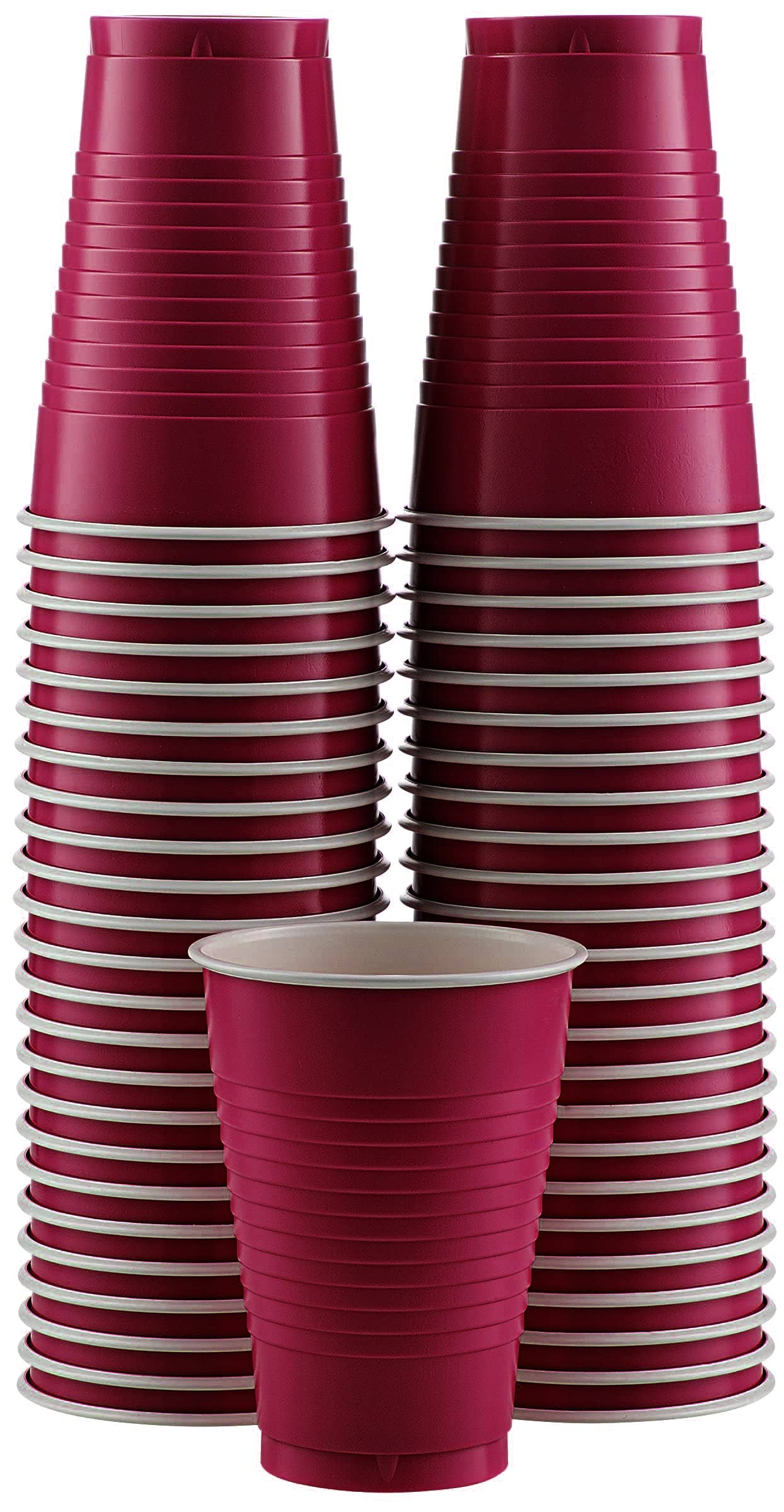 enday - Wholesale Disposable Cup - Disposable Plastic Cups 12-Ounce Plastic Party Cups 50 Pack7