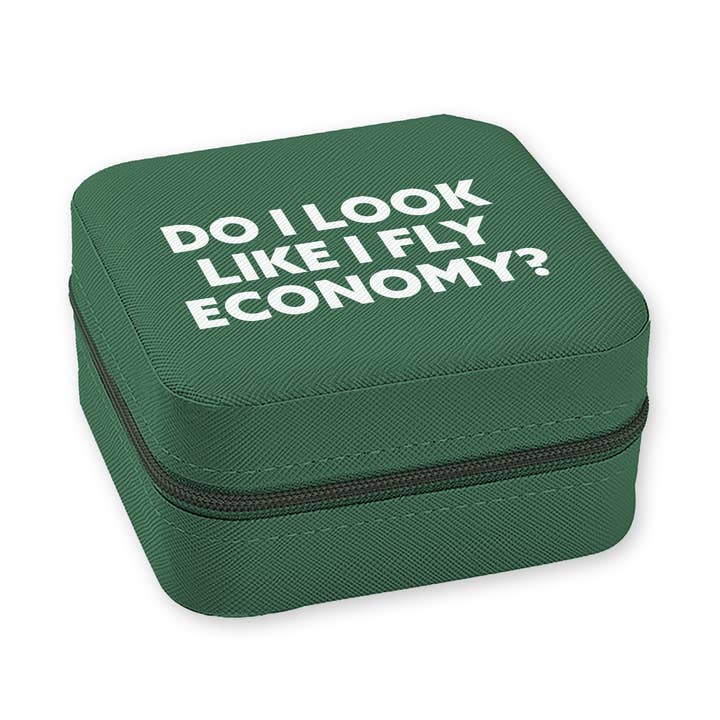 Travel Jewelry Box (Green) - Fly Economy for wholesale by Toss Designs