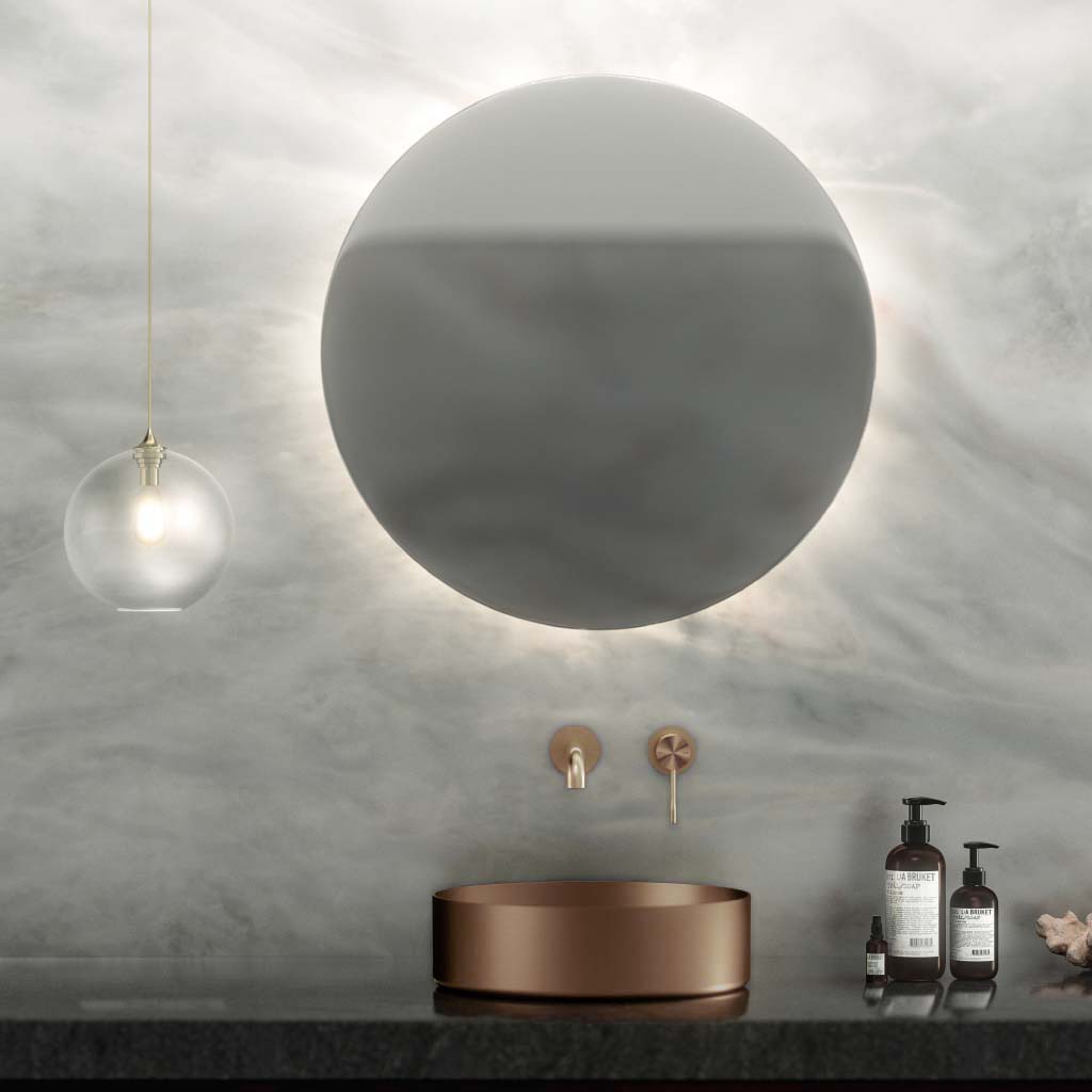 Stilform Handels GmbH - Wholesale Decorative Plate/Dish/Bowl - Park washbasin in brushed copper made of the finest stainless steel as a countertop washbasin without tap hole 400 x 400 x 145 mm4