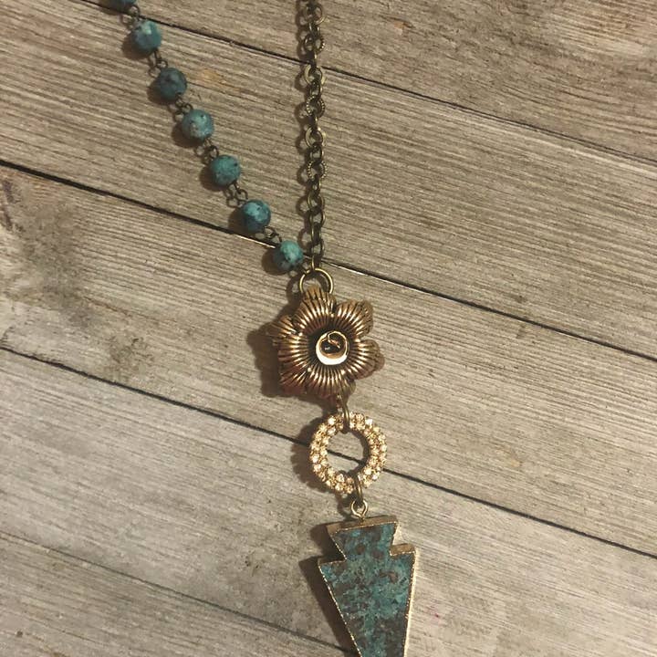 Türkis Arrowhead Halskette für den Großhandel von Savannah Hoffman Designs Artisan Jewelry