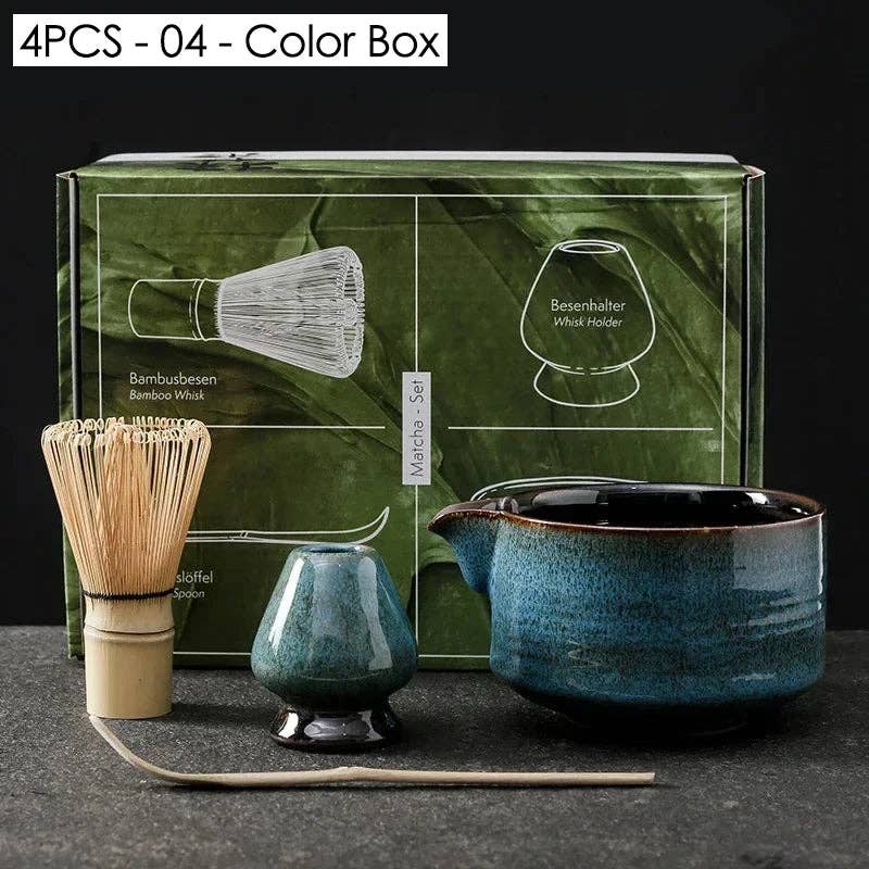BlakOutlet - Wholesale Tea Set - 4/6/7PCS Japanese Matcha Blender Set8