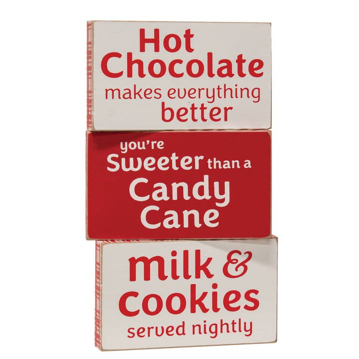 Block mit heißer Schokolade, 3-fach sortiert für den Großhandel von CWI Gifts