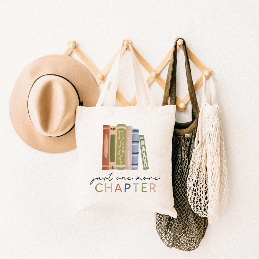 Tilda&Theo - Vente Tote bag – femme - Tote bag livres « One more Chapter » - Sac de course à lire3