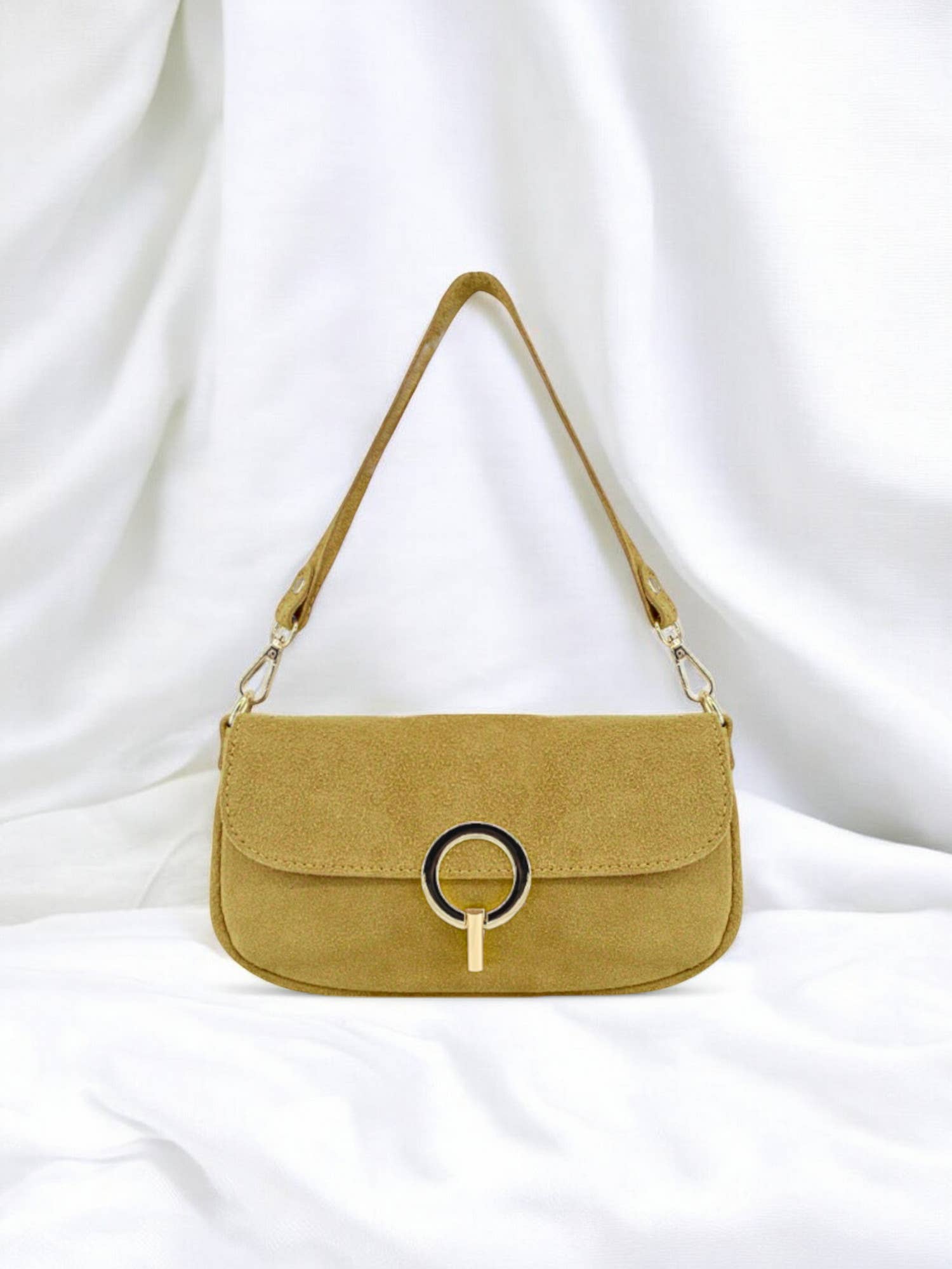 ITALIAN'S LEATHER – Großhandel Schultertasche – Damen – Nuria Lederhandtasche aus Wildleder 25030518