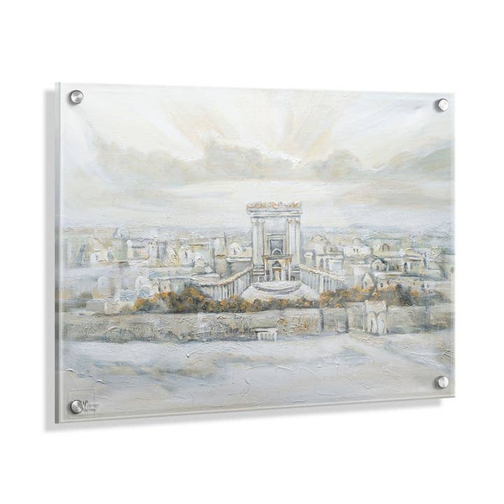 Painted by Yonatan Bais Hamikdash for wholesale by Waterdale Collection