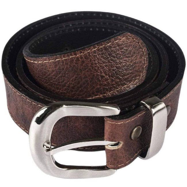 Atitlan Leather - Wholesale Belt - Unisex - Brown Leather Money Belt