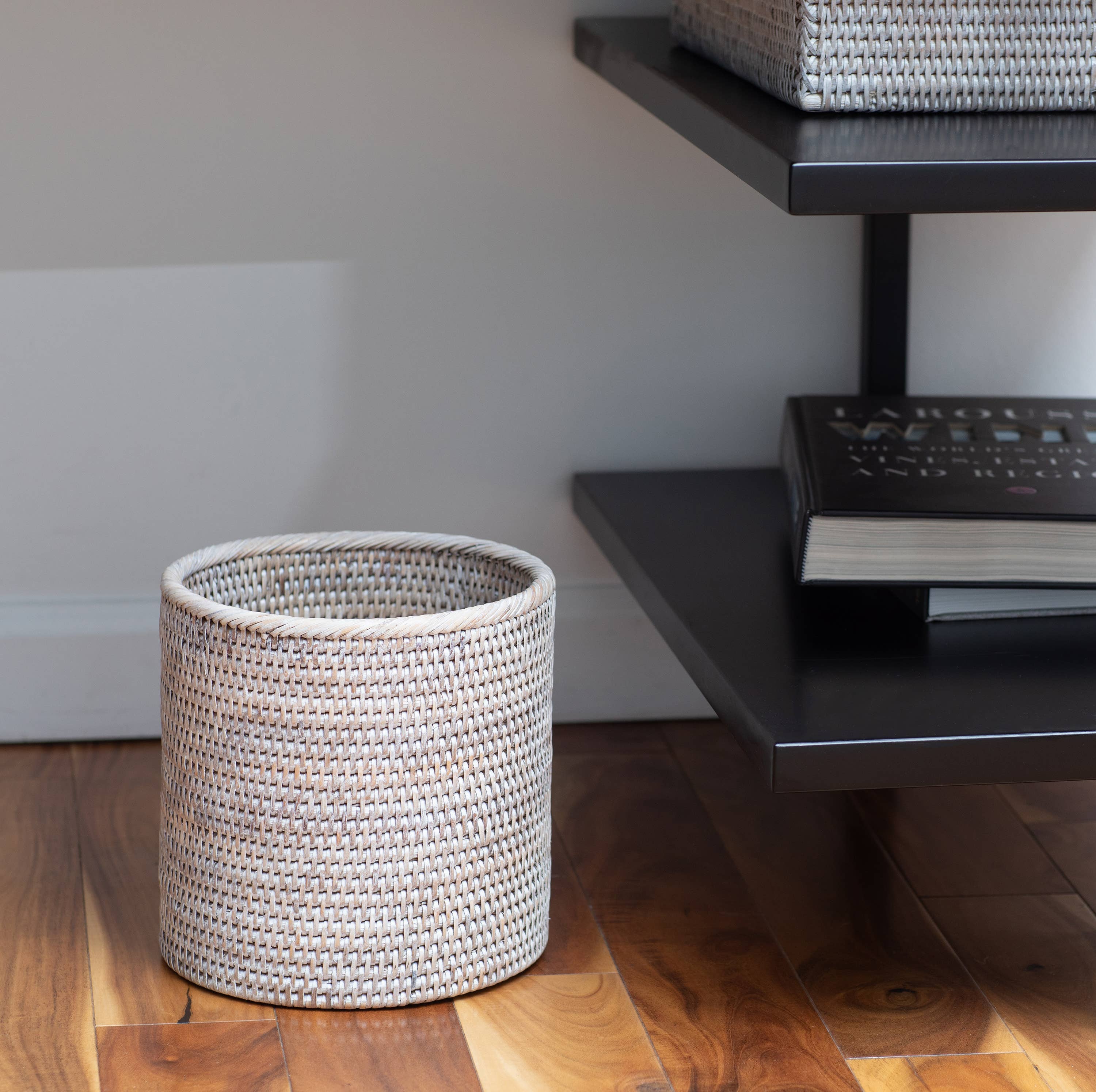 Artifacts Trading Company - Wholesale Trashcan/Trash Bin - Rattan Small Round Waste Basket6