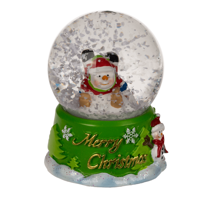 Out of the blue KG - Wholesale Christmas Decoration - Polyresin snow globe, Merry Christmas,1