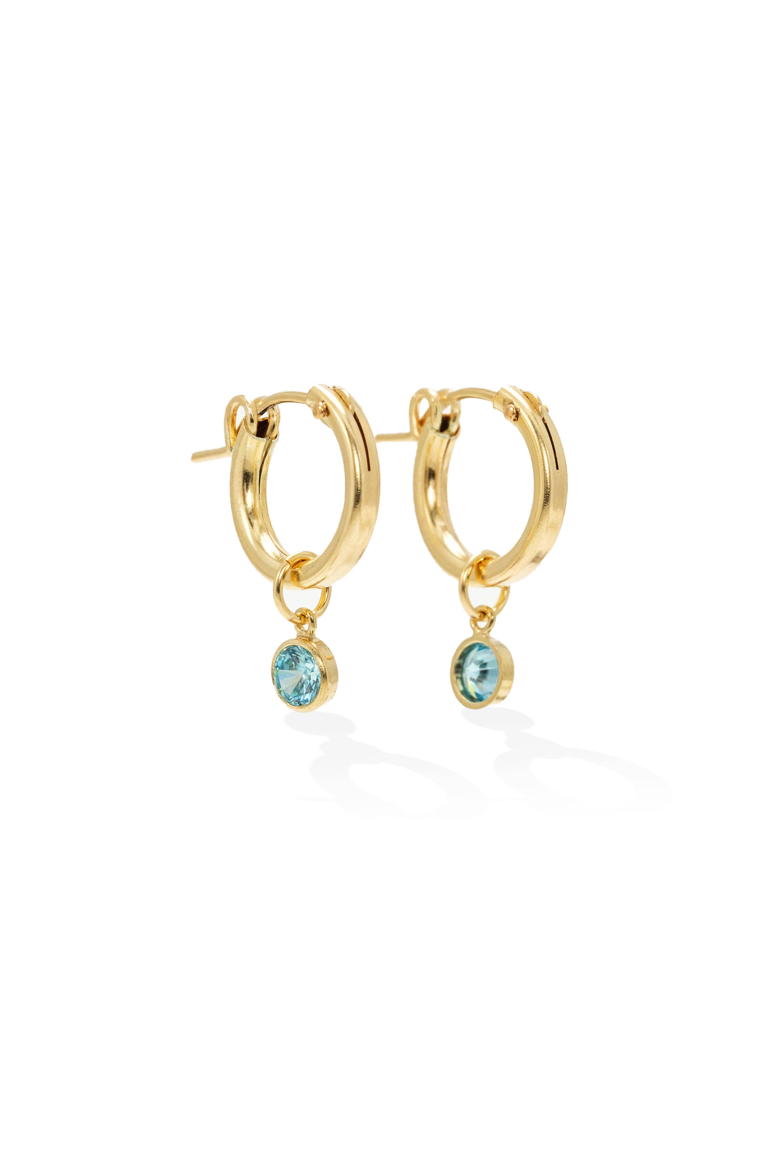 Lover's Tempo Jewelry - Wholesale Hoop Earrings - Birthstone Gold-Filled Hoop Earrings1