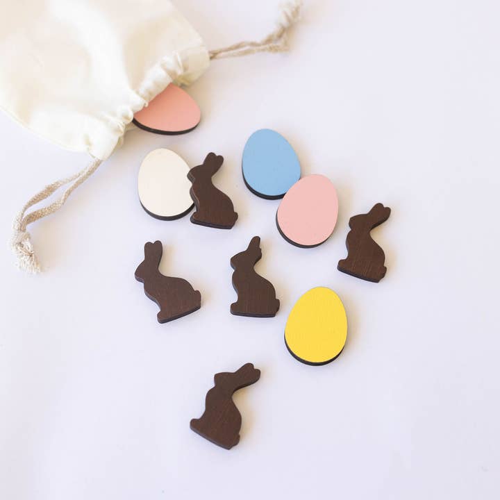 This & That Etc. - Wholesale Board Game - Chocolate Bunny vs. Cadbury Eggs Tic-Tac-Toe1