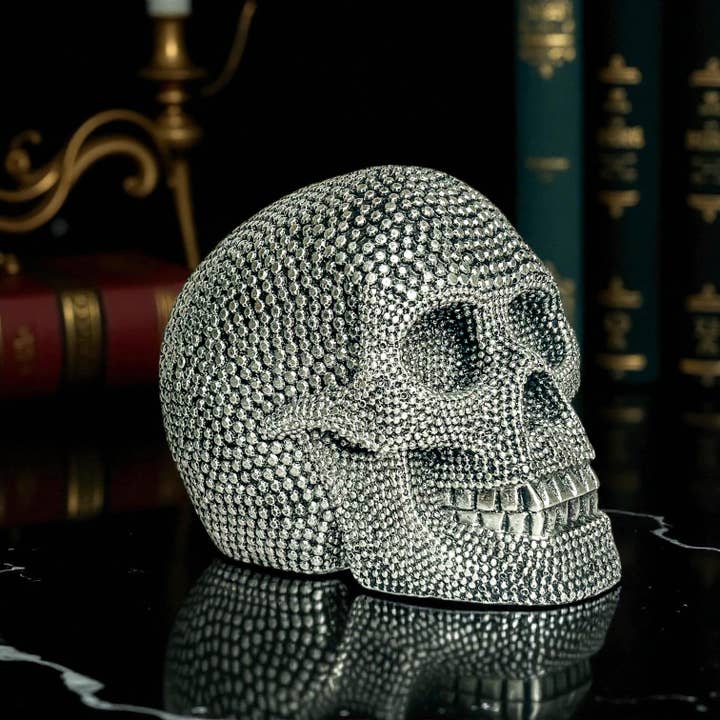 Gia Roma - Wholesale Decorative Tabletop Object - Sale - Gothic Home Decor, Modern Farmhouse Halloween Skulls22