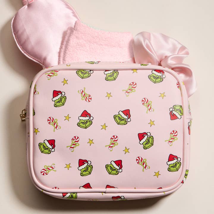 PK Christmas Green Monster Beauty Gift Set – Socks, Eye Mask, Scrunchie & Christmas card for wholesale on Faire1