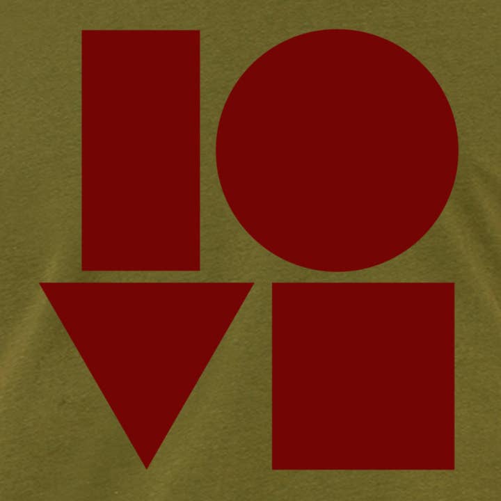 T-shirt de Homem com Estampa Love por atacado de MISSION THREAD CLOTHING