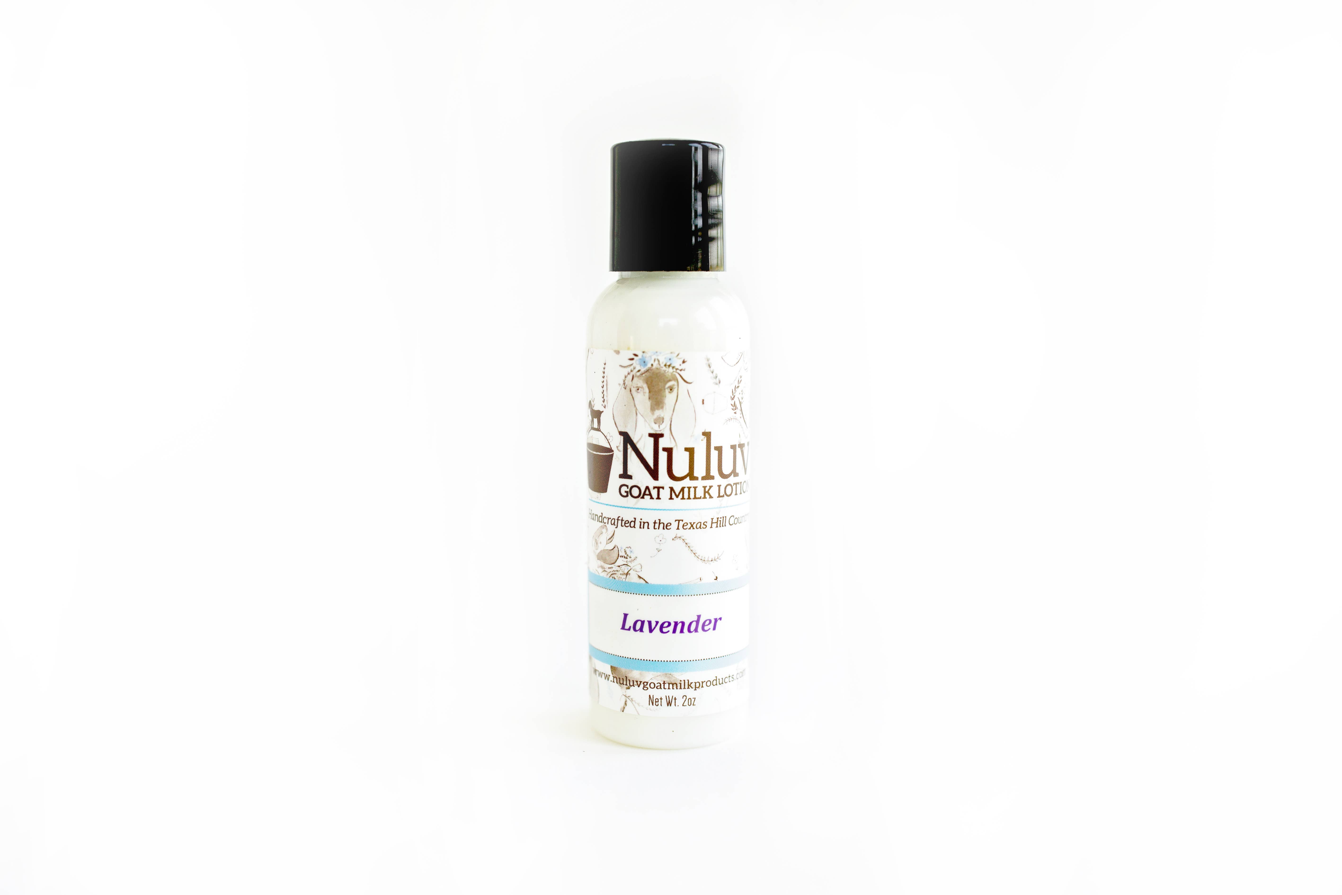 Nuluv Goat Milk Products - Wholesale Hand & Body Lotion - Nuluv Goat Milk Travel Size Lotion - 2oz bottle1