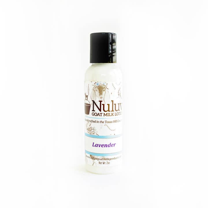 Nuluv Goat Milk Products - Wholesale Hand & Body Lotion - Nuluv Goat Milk Travel Size Lotion - 2oz bottle1