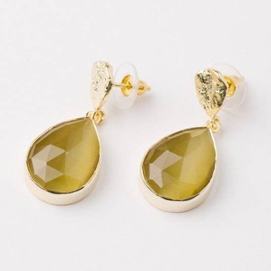 Orecchini Drop Ed. Limitata Lucido Oro Giallo per la vendita all'ingrosso da parte di ACUS