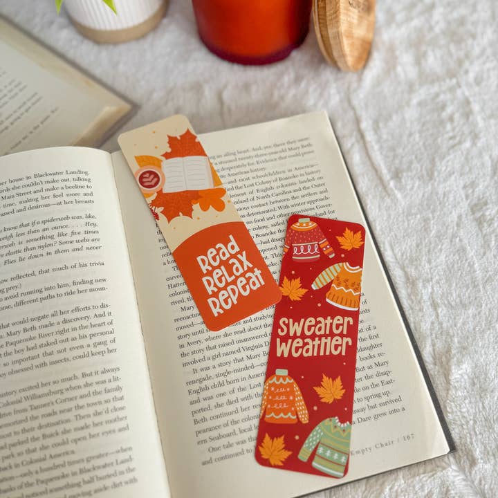 Little Turkey Shoppe - Wholesale Bookmark - Bookish Fall Bookmarks3