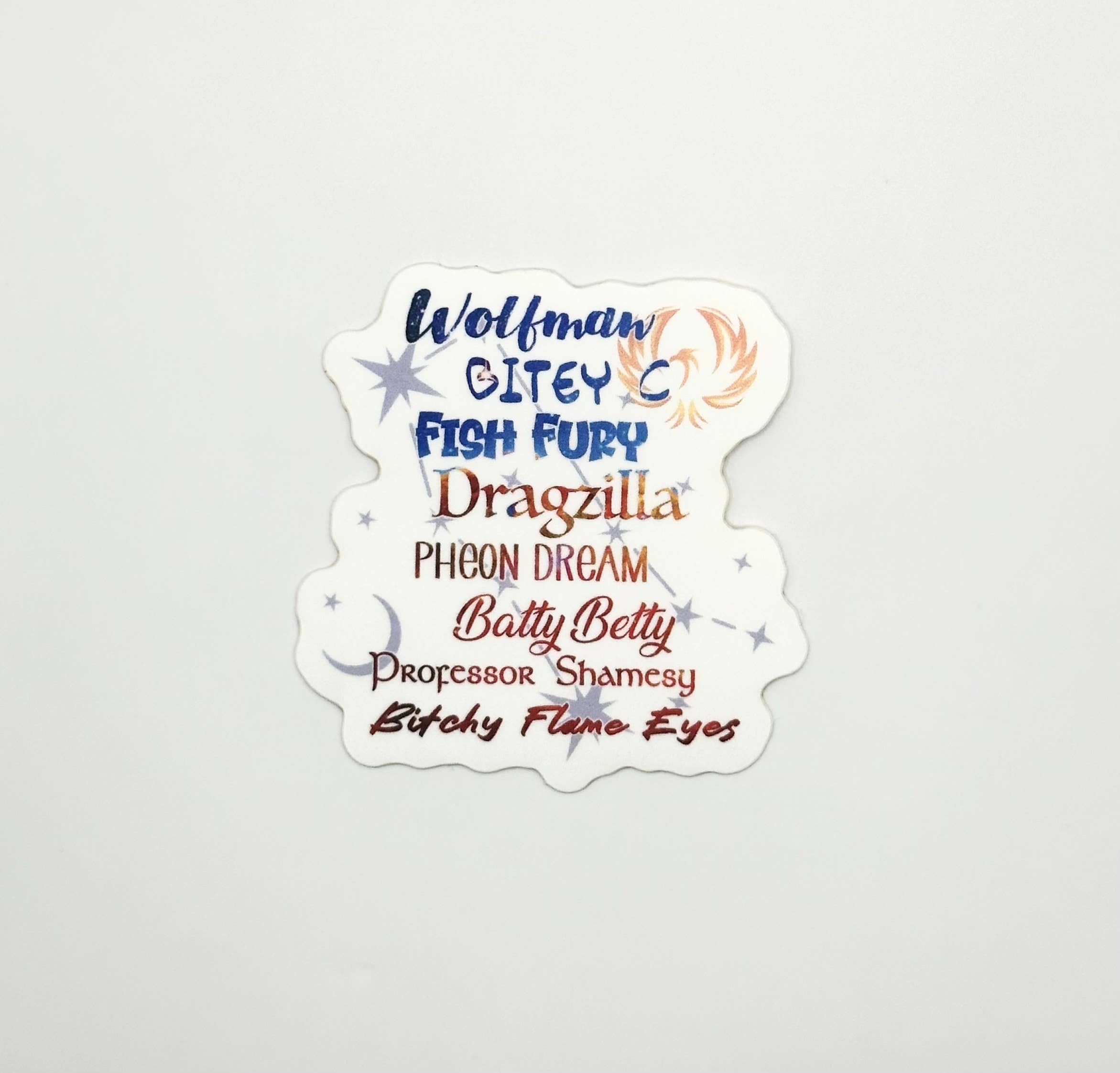 A Little Crafty Fox - Wholesale Sticker - Zodiac Gang Zodiac Academy Inspired Officially Licensed Matte Sticker0