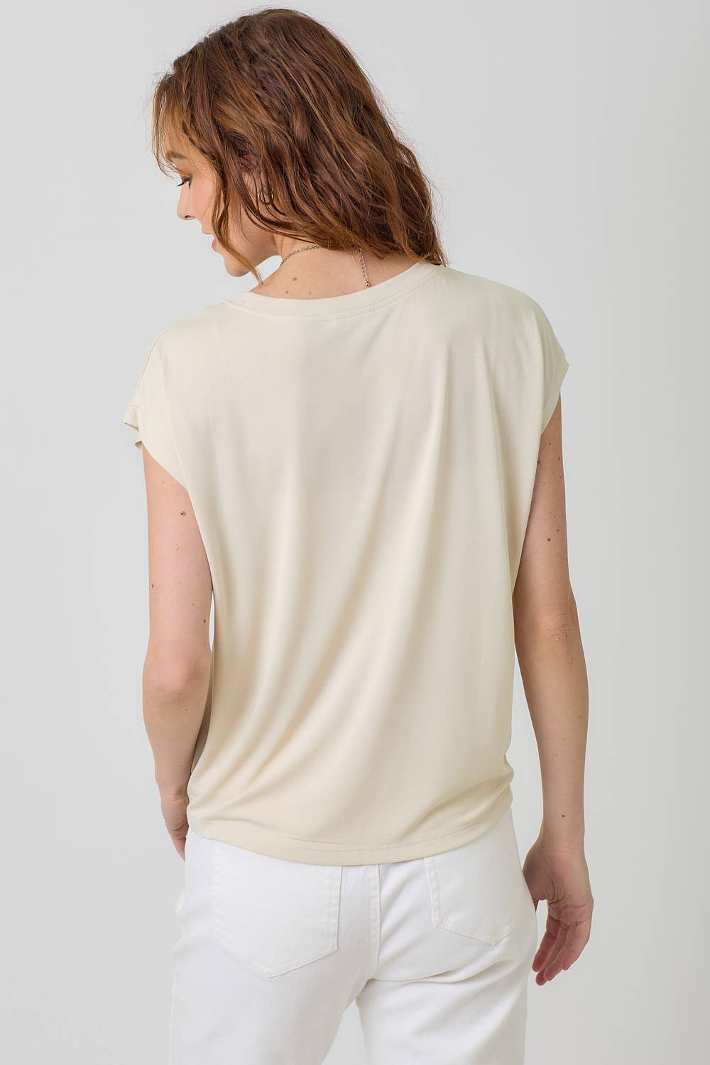 Mystree - Wholesale Knit Top - Women's - 20020 Front Ruche Modal Top 68