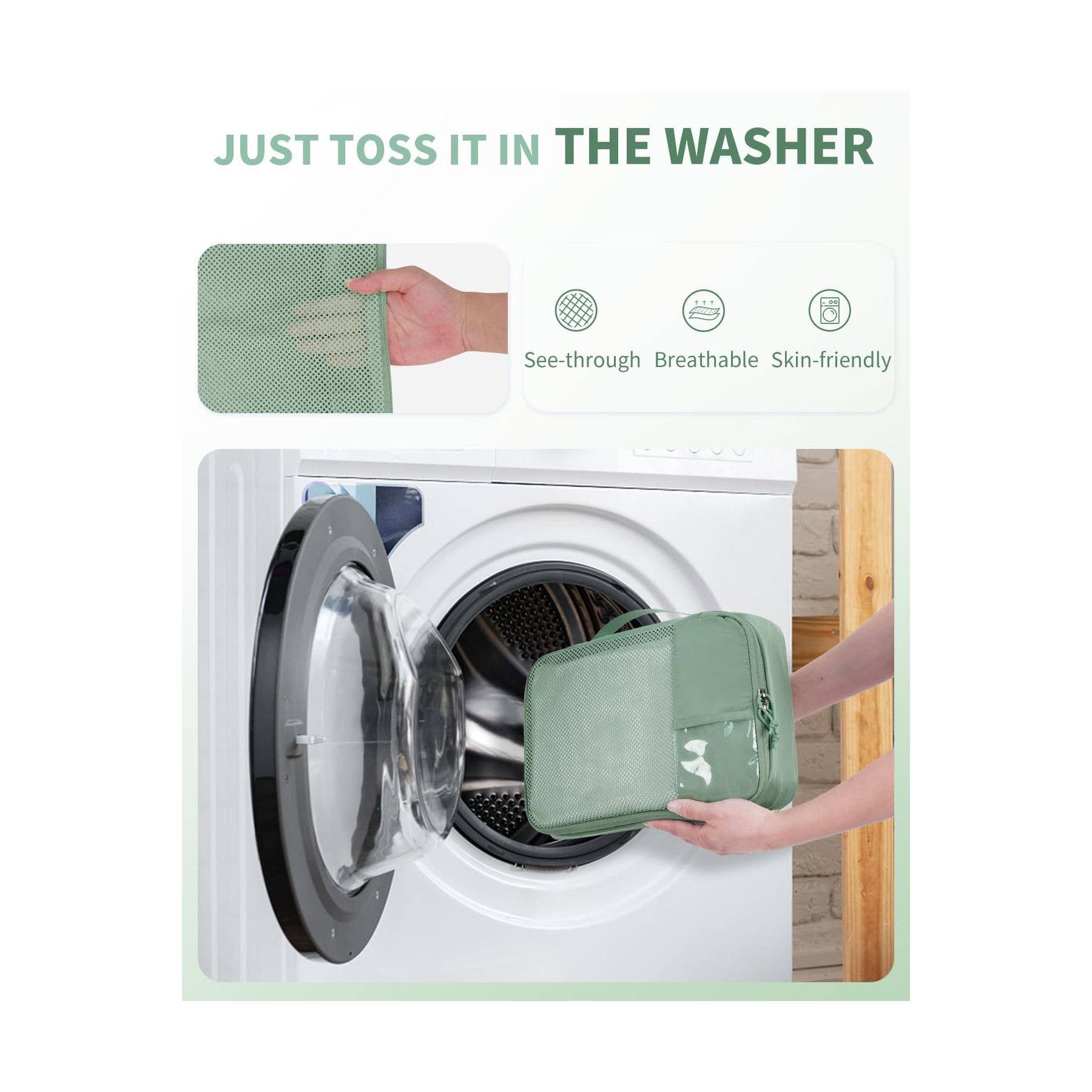 wandf – Engroshandel Pakkeemballage – 6 stk. kuffertorganisatorposer med mærke til rejsetilbehør48