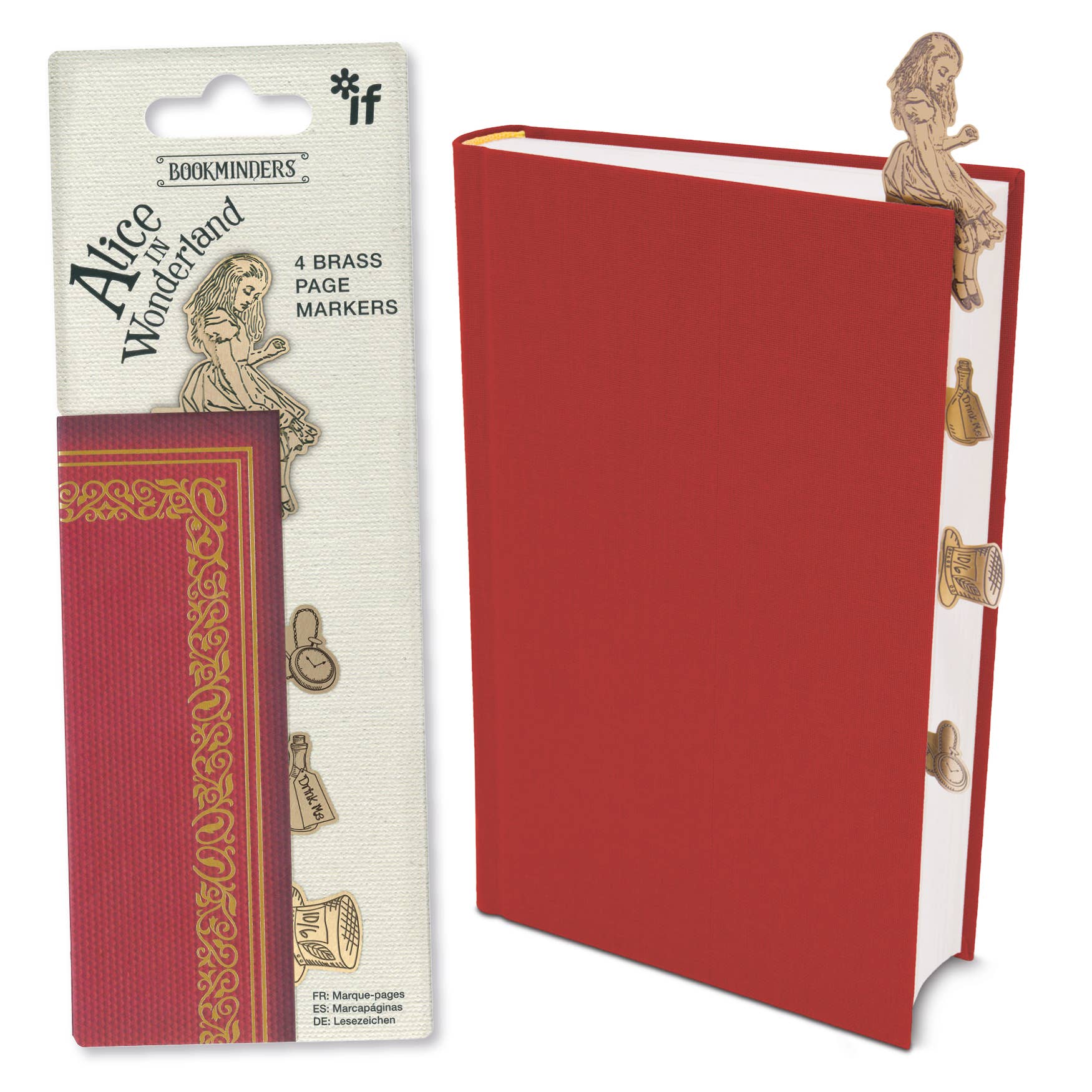 if USA - Wholesale Bookmark - Brass Bookminders Page Markers12