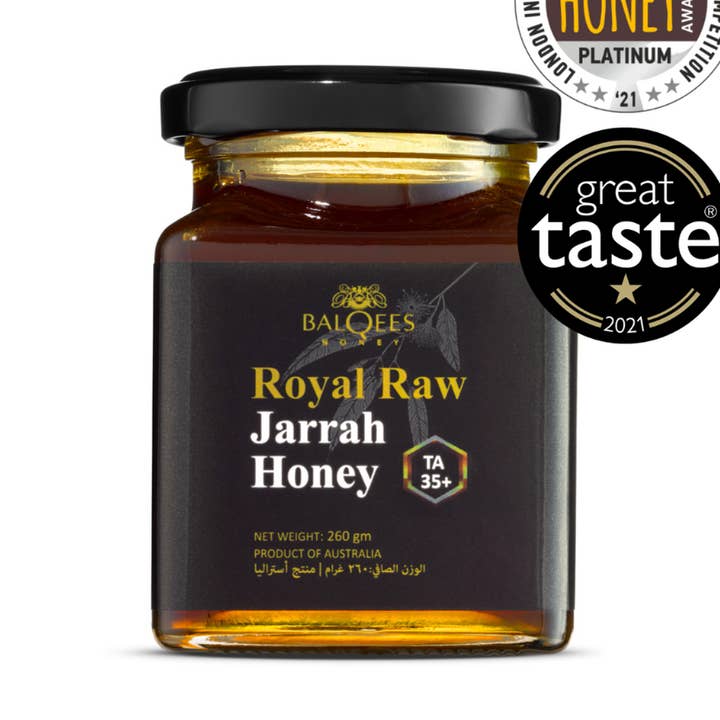 Royal Honey - Raw Jarrah Honey TA 35+ for wholesale by Balqees Raw Honey