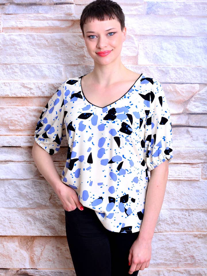 ANNETT cream white lace blouse by STADTKIND POTSDAM for wholesale by Stadtkind Potsdam