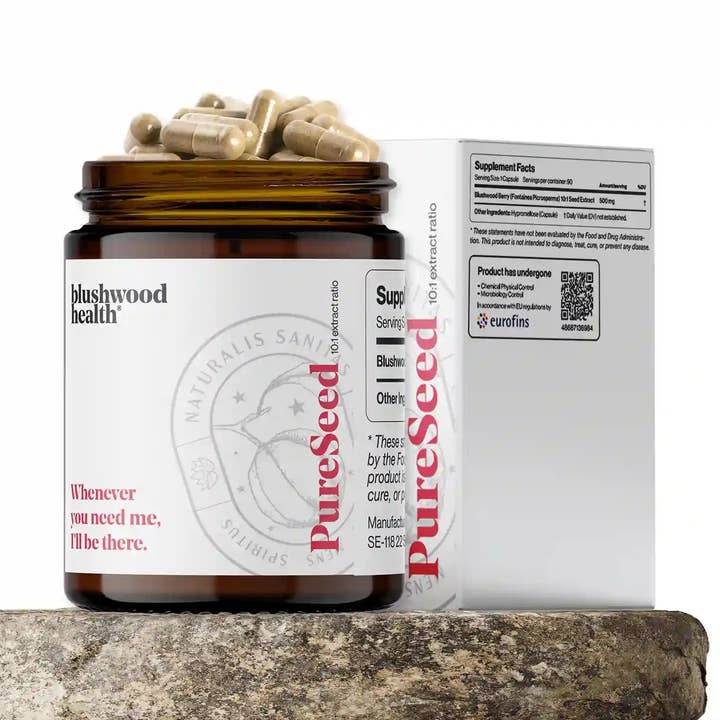 Cápsulas Blushwood Health EBC-46 | Extrato de Semente de Baga Blushwood | 500mg | Testado em Laboratório por atacado de Blushwood Health