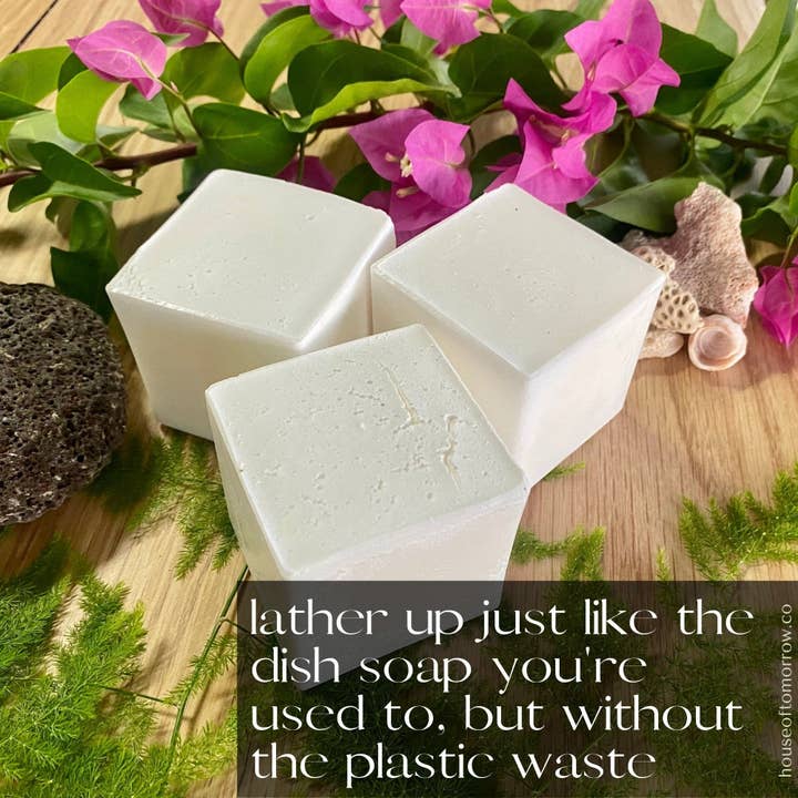Sweet ʻŌkole Soap Co. - Wholesale Dish Soap - Solid Dish Soap Bar Unscented Zero Waste Non Toxic Cleaning2