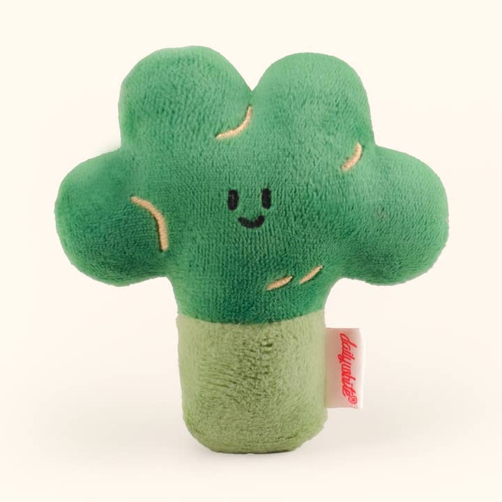 Daily White | Porte-clés peluche brocoli pour la vente par Hello Claws Limited