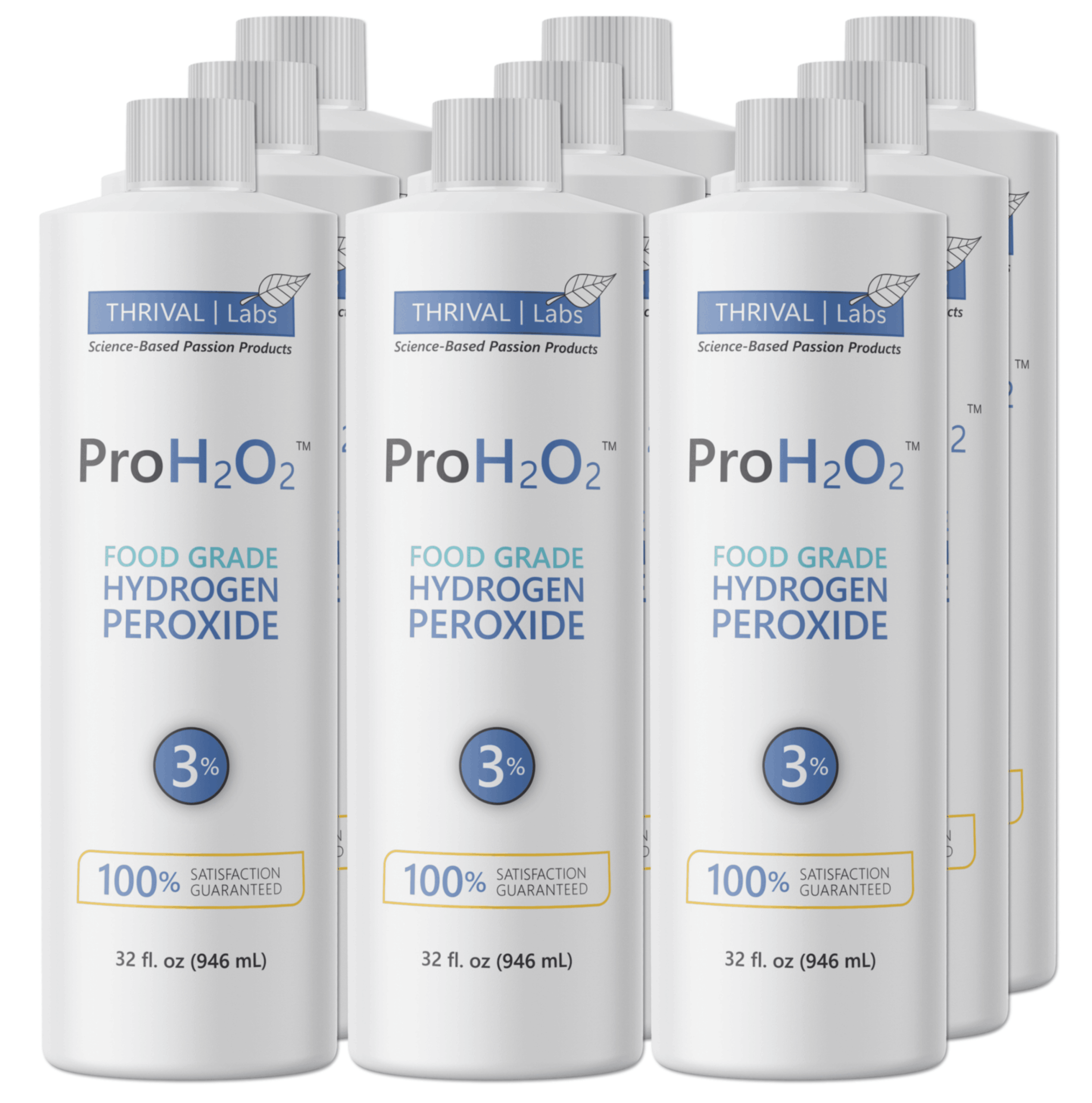 Thrival Labs - Wholesale All-Purpose Cleaning Spray - ProH2O2 3% Food Grade Hydrogen Peroxide Natural Cleaner7