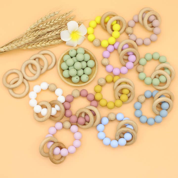 Cadena de mordedorro masticable multicolor para bebés para venta al por mayor de MyKids-USA®