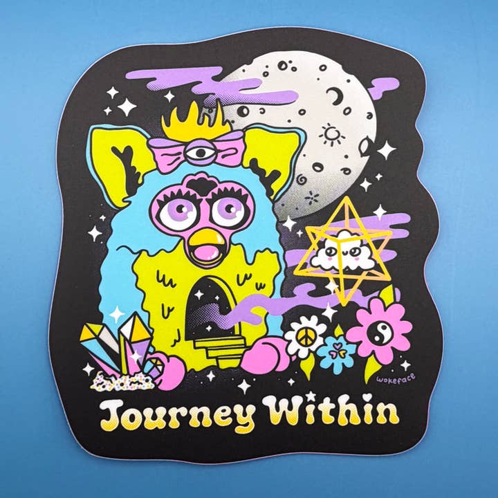 Wokeface – wholesale Sticker – Sticker - Journey Within Furby1