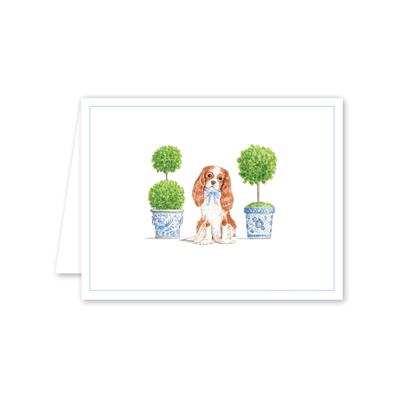 Dogwood Hill - Wholesale Everyday Greeting Card - Dash Topiary and Toile1