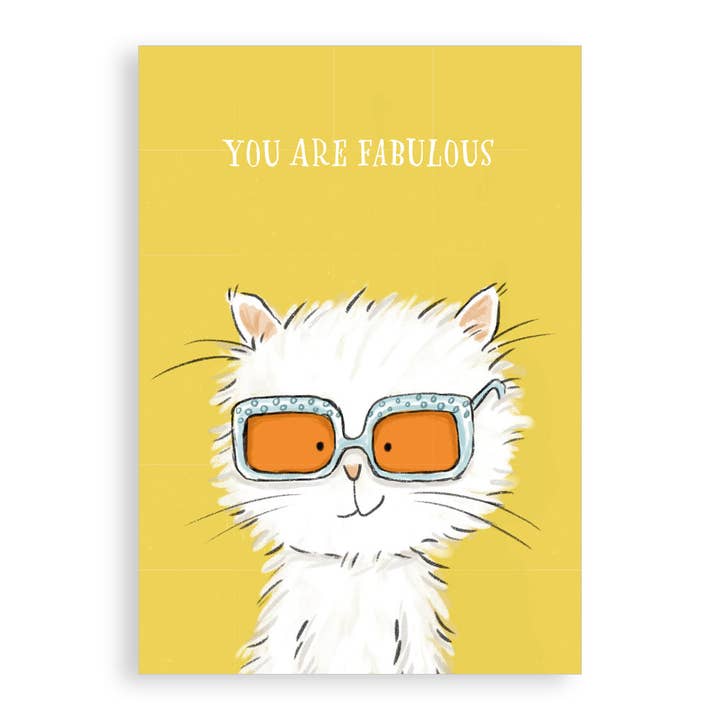 Greeting card - You are fabulous for wholesale by Nice Things by Helena