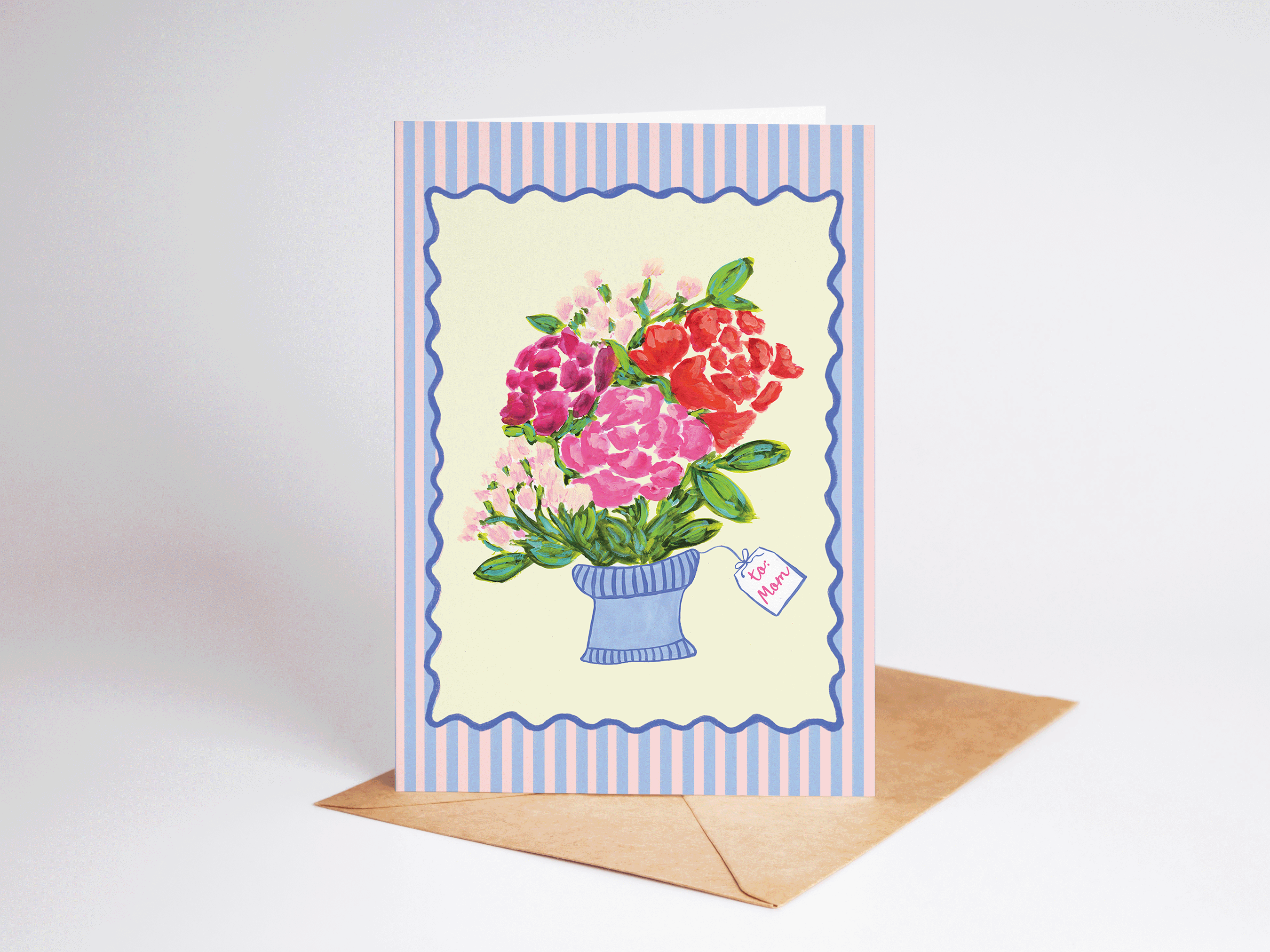 The Shelley Society - Wholesale Mother's Day Card - Flowers for Mom Greeting Card2