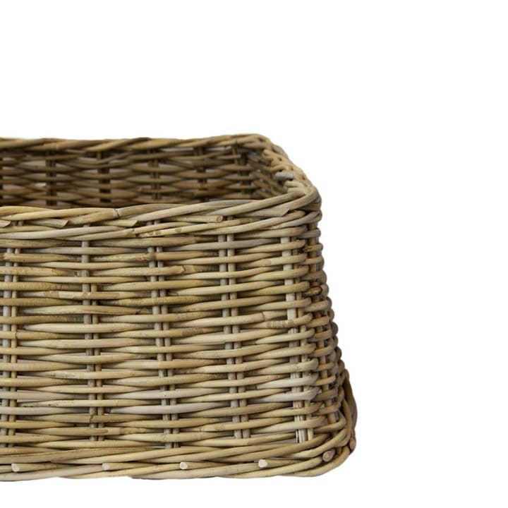 Ivyline - Vente Jupes de sapin de Noël - Jupe de sapin carrée en osier, 55 cm de diamètre3