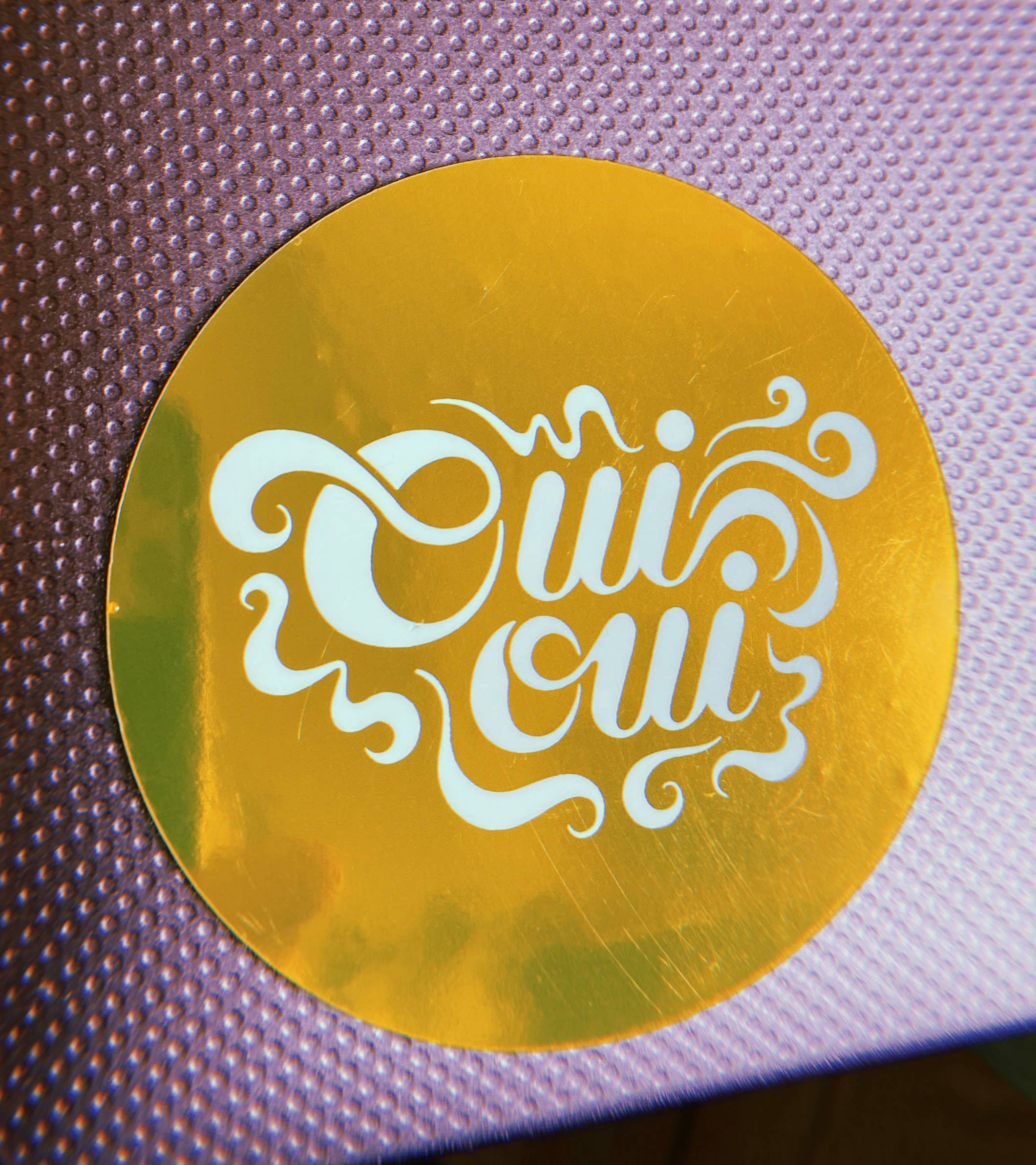 Oui Oui - Wholesale Sticker - Oui Oui Golden Sticker1