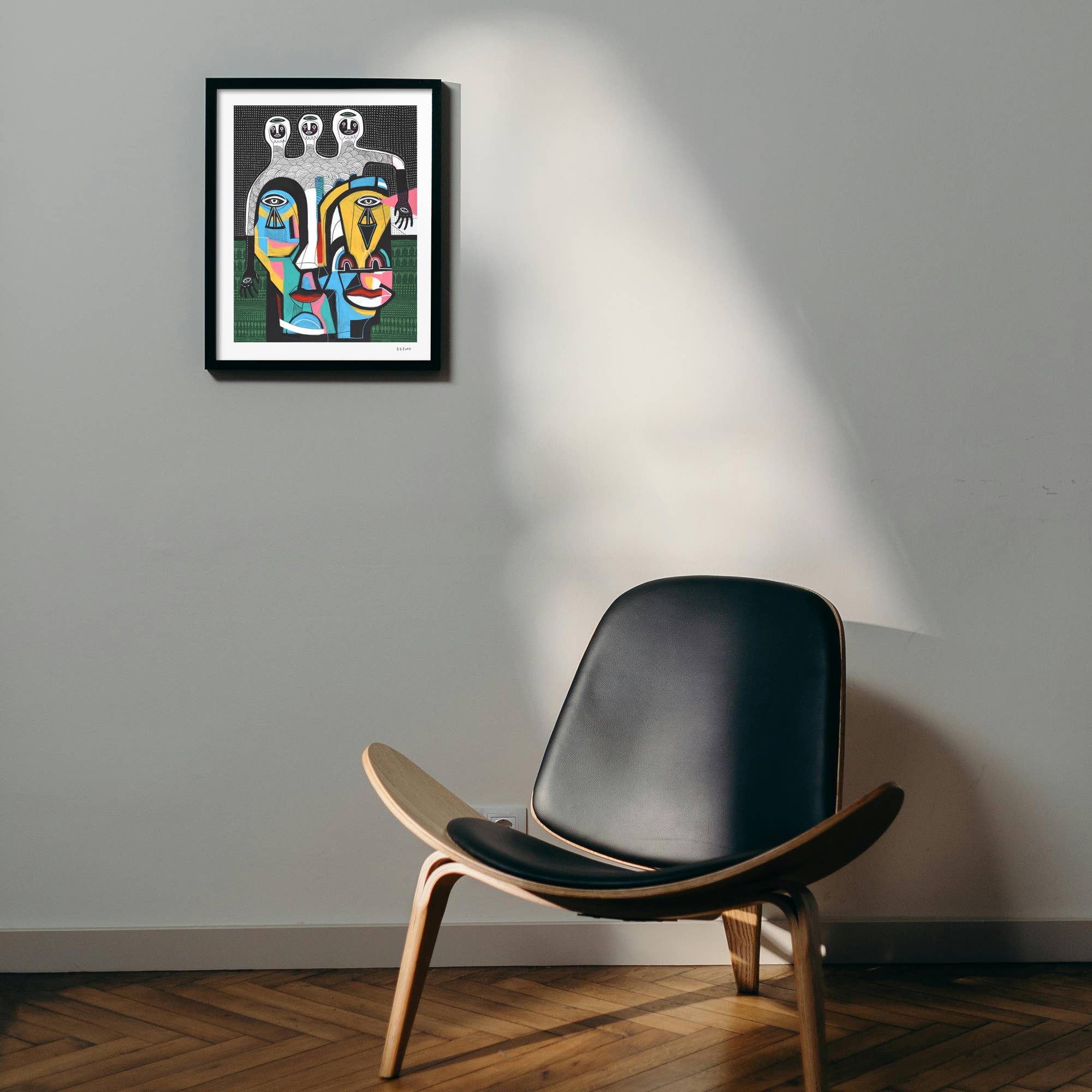 Keemo Gallery - Wholesale Art Print - Abstract Art Print Cubism Wall Decor Unique Signed by Keemo6