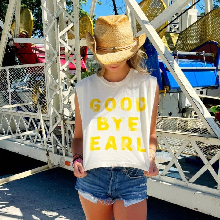 Poppy & Pine - Wholesale Screen Printed T-Shirt - Women's - Good Bye Earl Tank