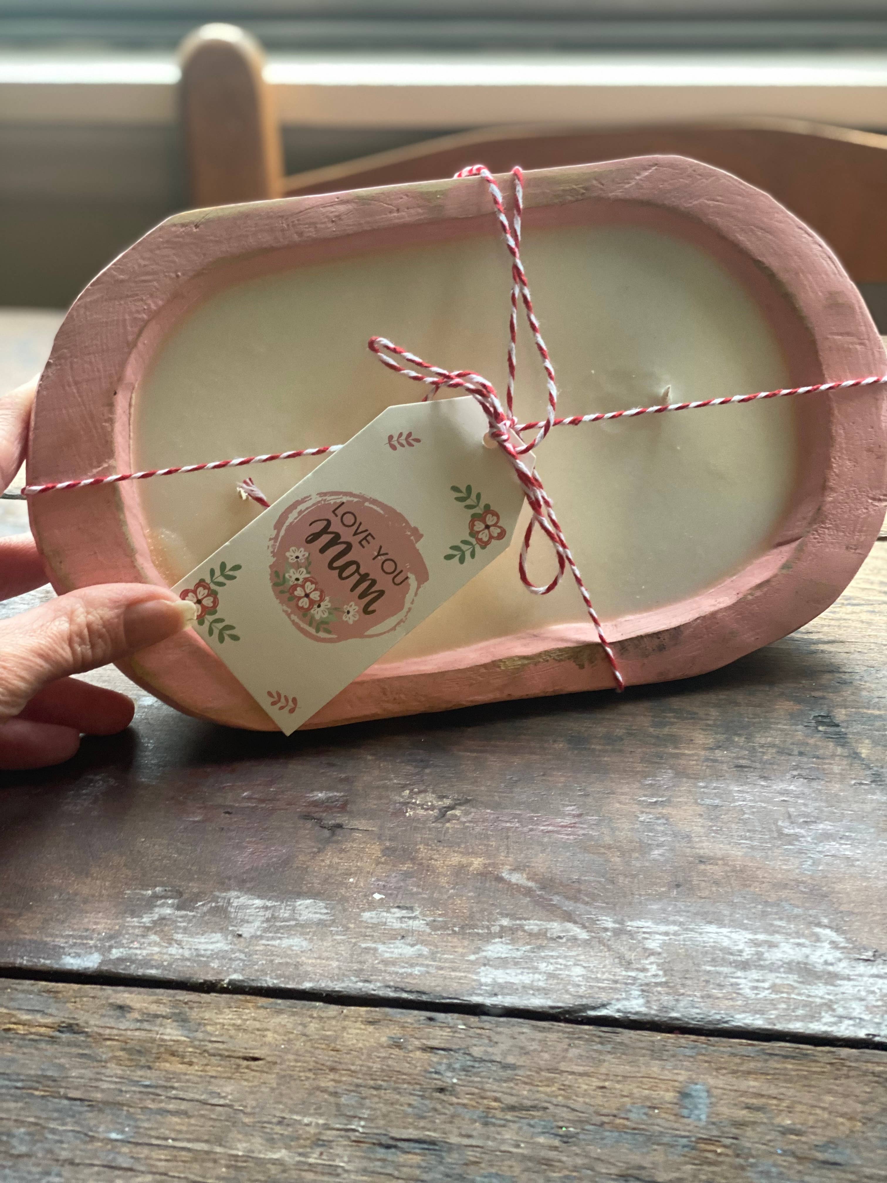 Plant Life - Wholesale Jar/Filled Candle - Pink Dough Bowl Candle1