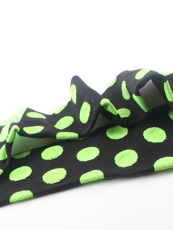 Calcetines de compresión unisex óvalos verdes para venta al por mayor de Kit Carson Accessories