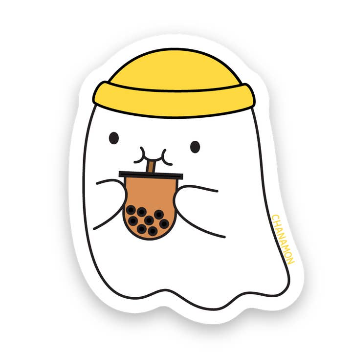 Boble te spøgelse klistermærke for engroshandel hos Maison Chanamon