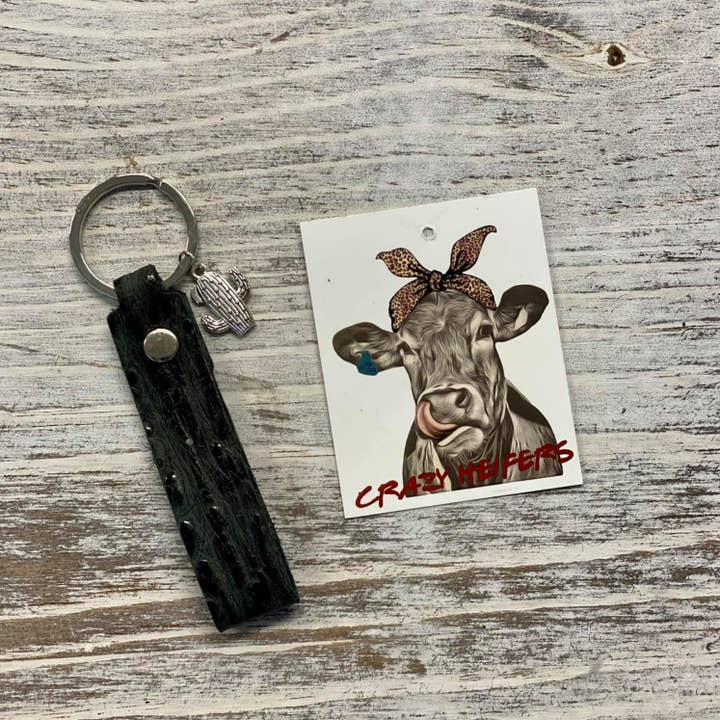 Crazy Heifers Wholesale - Venta al por mayor Llavero - Mujer - Llavero cuero labrado