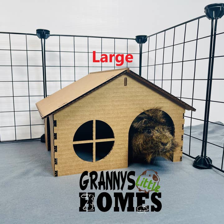 Grannys Little Homes - Wholesale Pet Cave - Cat/Dog - Cardboard Cabin Hidey2
