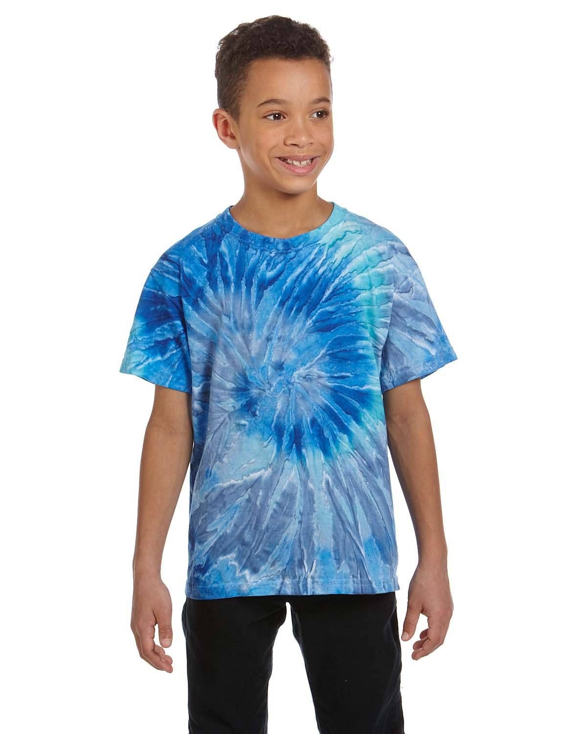 Total Apparel - Wholesale T-Shirt - Kids - Tie-Dye CD100Y - Youth 5.4 oz. 100% Cotton T-Shirt0