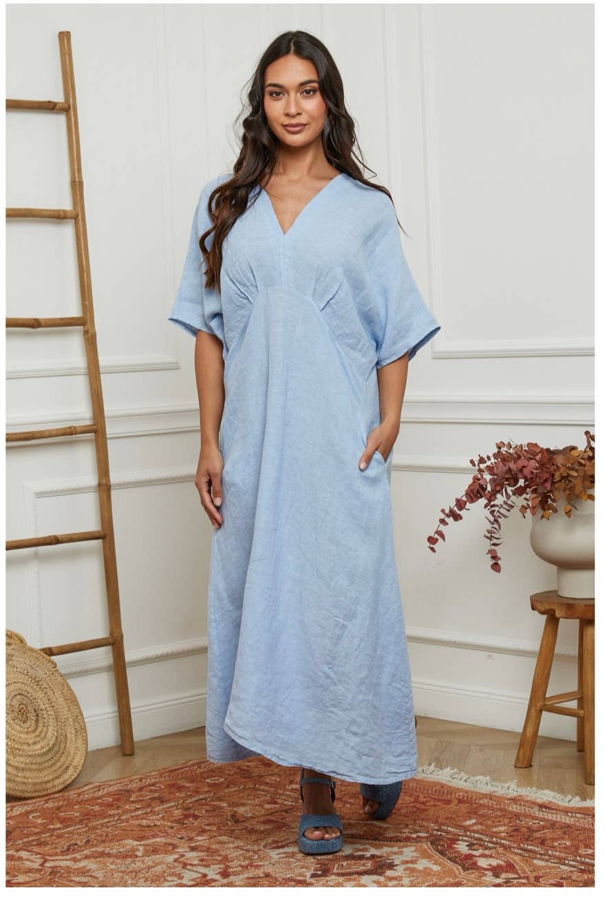 LÉA & LUC - Wholesale Dress - Women's - 100% linen dresses REF. 103034